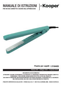 Handleiding Kooper 2194409 Stijltang