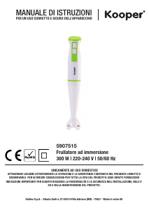 Manuale Kooper 5907515 Frullatore a mano