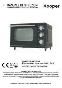 Handleiding Kooper 5902535 Oven