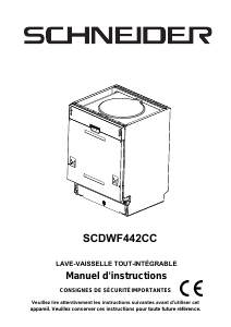 Mode d’emploi Schneider SCDWF442CC Lave-vaisselle