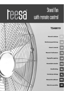Manual Teesa TSA8019 Ventilator