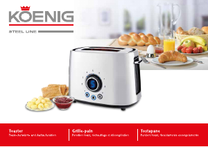 Mode d’emploi Koenig B02604 Grille pain