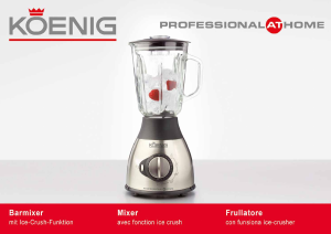 Bedienungsanleitung Koenig B04351 Standmixer