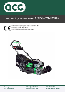 Handleiding ACG AGC53-COMFORT+ Grasmaaier