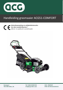 Handleiding ACG AGC51-COMFORT Grasmaaier