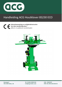Handleiding ACG 8S230-ECO Houtkliever