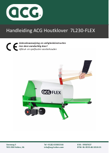 Handleiding ACG 7L230-FLEX Houtkliever