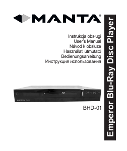 Instrukcja Manta BHD-01 Emperor Odtwarzacz Blu-ray