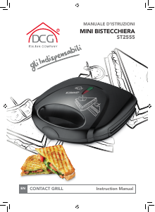 Manual DCG ST2555 Contact Grill