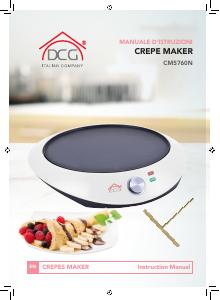 Manual DCG CM5760N Crepe Maker