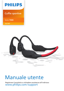 Manuale Philips TAA7607BK Cuffie