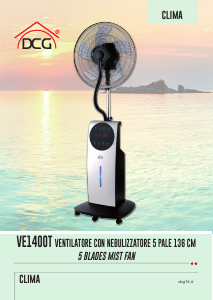 Handleiding DCG VE1400T Ventilator