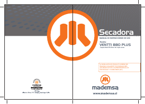 Manual de uso Mademsa Ventti 880 Plus Secadora