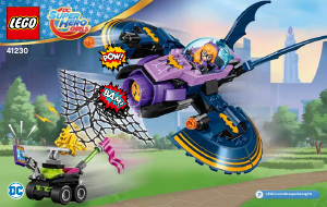Instrukcja Lego set 41230 Super Hero Girls 41230 Batgirl i pościg Batjetem