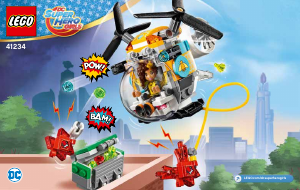 Instrukcja Lego set 41234 Super Hero Girls Helikopter Bumblebee