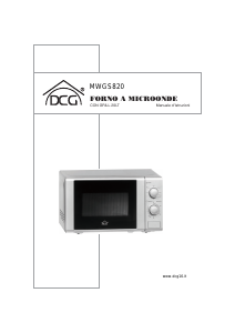 Manuale DCG MWGS820 Microonde