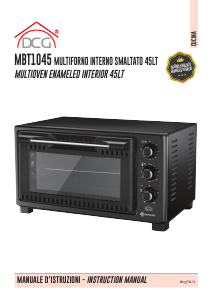 Manuale DCG MBT1045 Forno