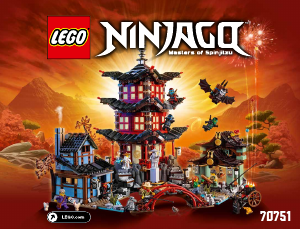 Handleiding Lego set 70751 Ninjago Temple van Airjitzu