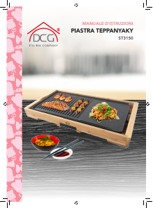 Manuale DCG ST3150 Griglia da tavolo