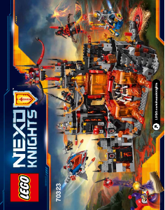 Käyttöohje Lego set 70323 Nexo Knights Jestron Tulivuoriluola