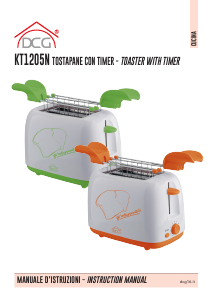 Handleiding DCG KT1205N Broodrooster