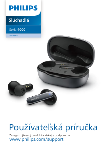 Návod Philips TAT4507WT Slúchadlá