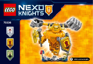 Bruksanvisning Lego set 70336 Nexo Knights Ultimate Axl