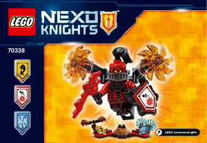 Bruksanvisning Lego set 70338 Nexo Knights Ultimate general Magmar