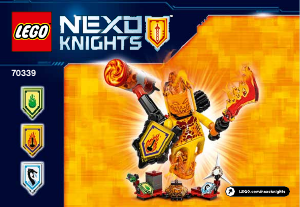 Manual Lego set 70339 Nexo Knights Ultimate Flama