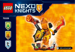 Mode d’emploi Lego set 70339 Nexo Knights L'ultime Flama