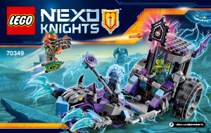 Mode d’emploi Lego set 70349 Nexo Knights Le char de combat de Ruina