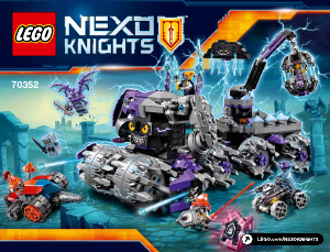 Kullanım kılavuzu Lego set 70352 Nexo Knights Jestro'nun karargahı