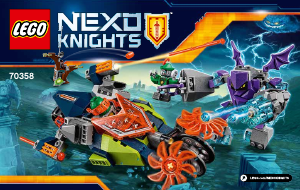 Bedienungsanleitung Lego set 70358 Nexo Knights Aarons Flex-Dragster