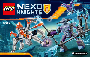 Brugsanvisning Lego set 70359 Nexo Knights Lance mod lynet