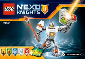 Manual Lego set 70366 Nexo Knights Battle suit Lance