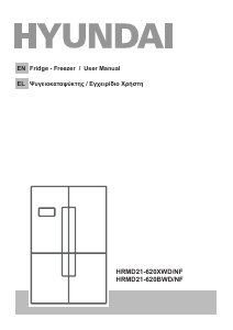 Manual Hyundai HRMD21-620XWD/NF Fridge-Freezer