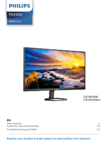 Manual Philips 27E1N5500LA LED Monitor
