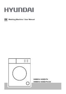 Manual Hyundai HWM19-1409D/F4-DX Washing Machine