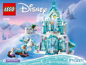 Manual de uso Lego set 41148 Disney Princess Palacio mágico de hielo de Elsa