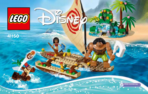Manual de uso Lego set 41150 Disney Princess Viaje oceánico de Vaiana