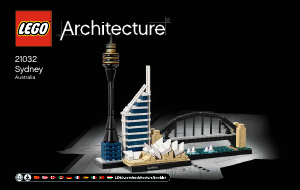 Manual de uso Lego set 21032 Architecture Sídney