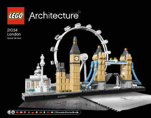 Manual Lego set 21034 Architecture Londres