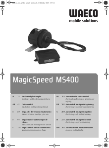 Mode d’emploi Waeco MagicSpeed MS 400 Régulateur de vitesse
