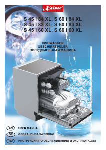 Manual Kaiser S45I83 XL Dishwasher