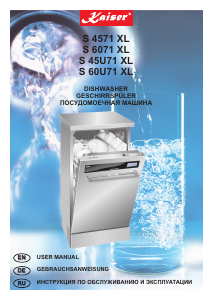 Handleiding Kaiser S45U71 XL Vaatwasser