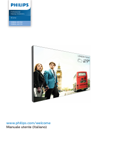 Manuale Philips 55BDL4007X LED televisore