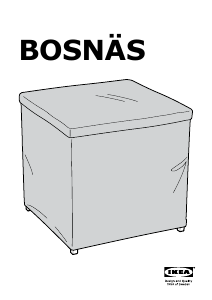 Bedienungsanleitung IKEA BOSNAS Fussbank