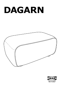 Εγχειρίδιο IKEA DAGARN Υποπόδιο