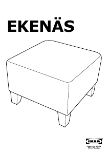 Manual IKEA EKENAS Taburet picioare
