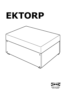 Priročnik IKEA EKTORP Naslon za noge
